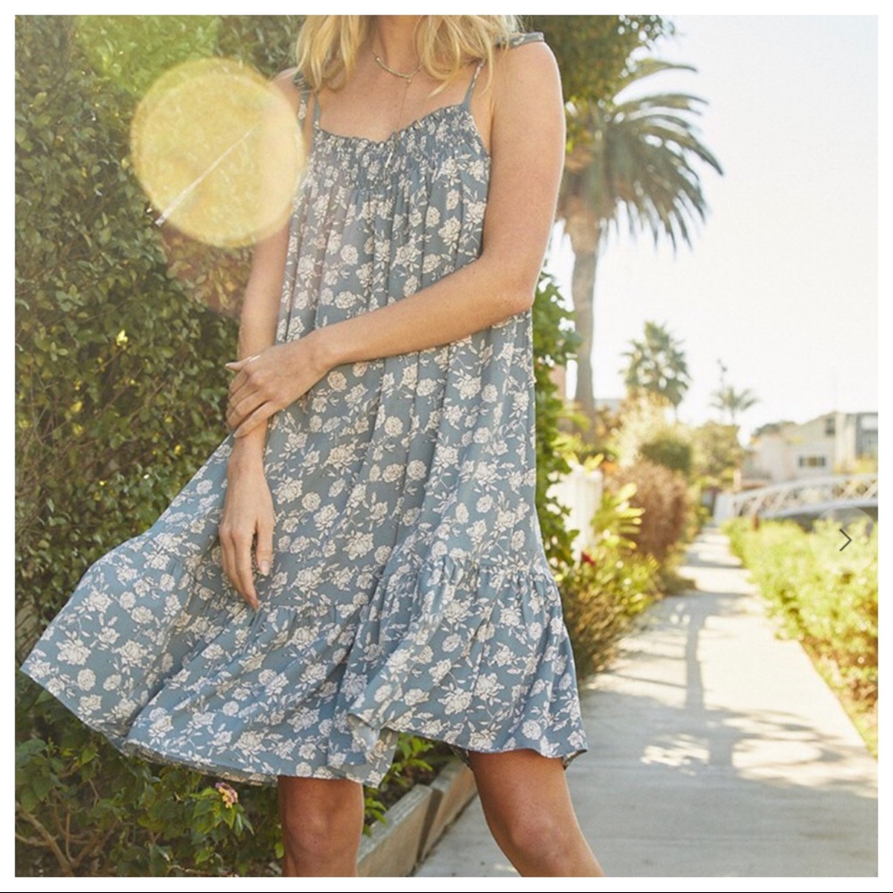 Gypsy Floral print ruffle dress - Picture 4 of 4